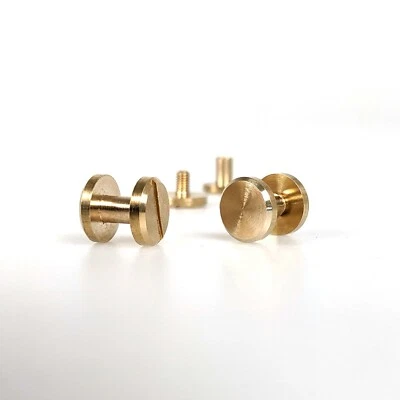 Perni a vite in Ottone, misura 10x6 mm - Chicago Screw - Immagine 1 di 2