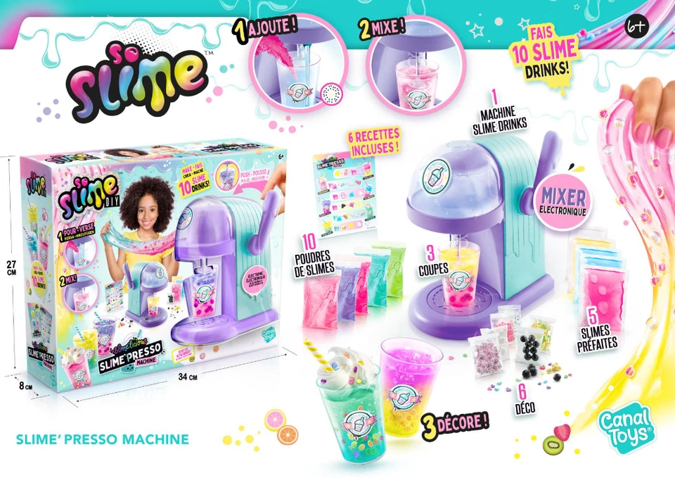 CANAL TOYS SSC254 - SLIME DIY-COFFEE SHOP FACTORY - SCHLEIM MASCHINE # NEU