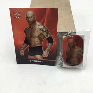 Batista 2015 Topps WWE Card #3 Plus Dog Tag - Picture 1 of 5