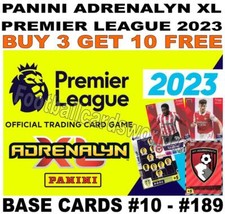 PANINI ADRENALYN XL PREMIER LEAGUE 2023 -  BASE CARDS #10 - #189