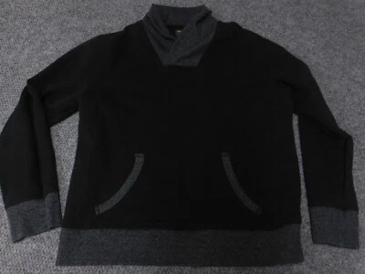 John Bartlett Consensus Mens Sweater Large black Pullover stretch pockets - Image 1 of 4