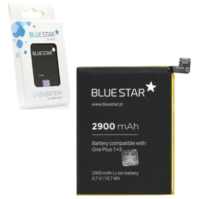 NUOVA BATTERIA RICAMBIO LITIO ORIGINALE BLUE STAR 2900mAh PILA PER ONEPLUS 3 - Immagine 1 di 3