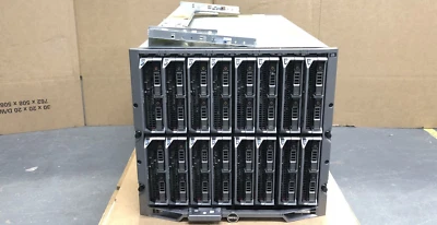 Dell PowerEdge M1000e 10GBit 16x M620 320-Cores 2TB RAM 15TB SSD Blade Solution - Image 1 of 2