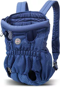 Cat Dog Carrier Backpack Legs Out Front Dog Body Carrier Breathable Pets Hands-F - Picture 1 of 7