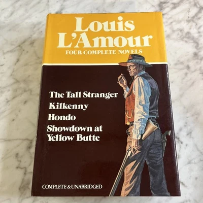 Louis L'Amour Hardcover Book 4 Novels Complete & Unabridged 1980 Edition - Image 1 of 4