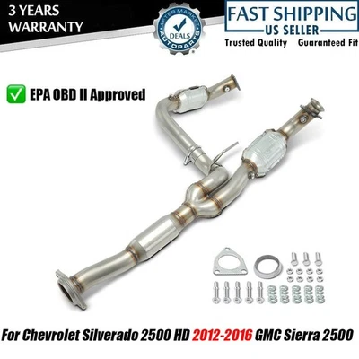 Catalytic Converter for Chevrolet Silverado 2500 HD 2012-2016 GMC Sierra 2500 HD - Image 1 of 4