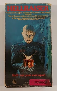 HELLRAISER 1987 Original New World Pictures VHS 1988 Barker Horror Movie TESTED! - Picture 1 of 10