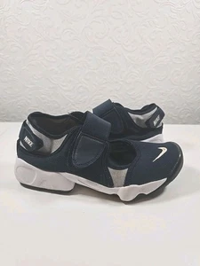 Nuevas zapatillas Nike Air Rifts azules y blancas - talla 4,5 para mujer - Imagen 1 de 16