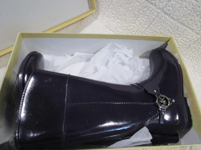 Michael Kors Fulon ремень высокий фиолетовый дождя загрузки женщина размер 9 М - Изображение 1 из 4