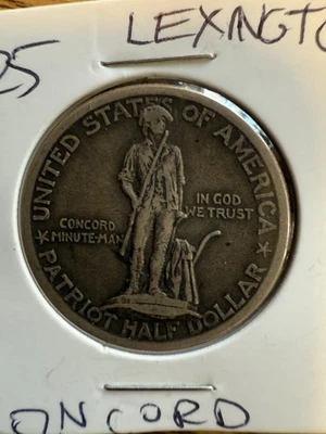 1925  LEXINGTON COMMEMORATIVE HALF DOLLAR  - Image 1 of 4