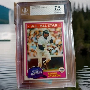 1981 Topps Reggie Jackson #400 Beckett Grade 7.5 Nearmint + - Bild 1 von 12