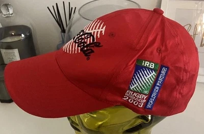 Baseball Cap Rugby WM 2003 Coca Cola Mütze rot bestickt verstellbar - Bild 1 von 4