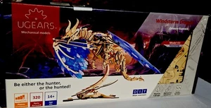 UGears Windstorm Dragon 320 piezas KIT DE MADERA - rompecabezas 3D sellado hágalo usted mismo nuevo - Imagen 1 de 5