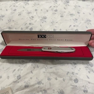 Wenger the genuine 100th Anniversary SWISS ARMY KNIFE with papers - Picture 1 of 5