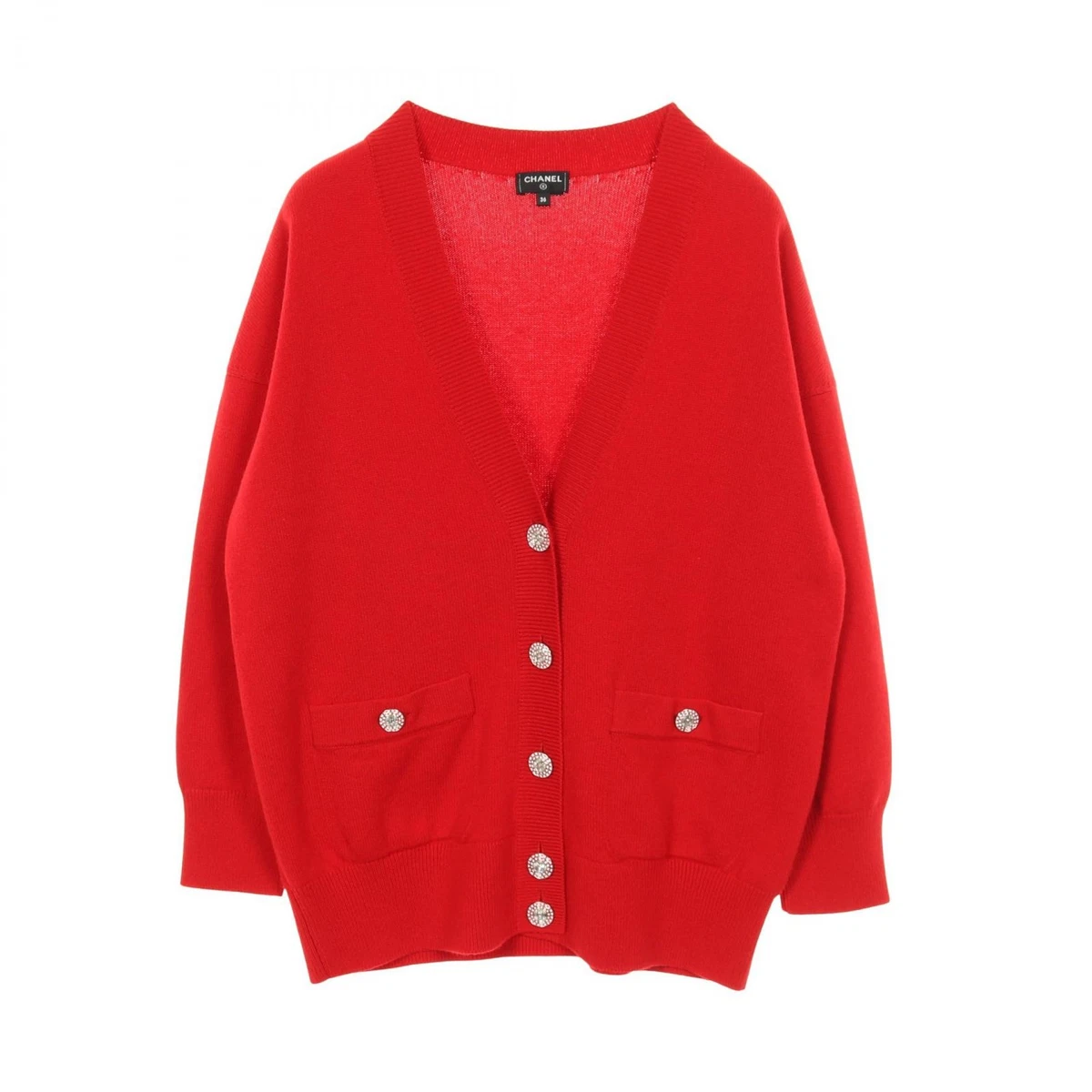 CHANEL Red Cardigan Sweaters for Women for sale - eBay