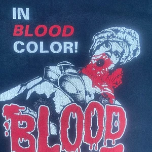 Envío GRATIS RARA Camiseta Vintage "Blood Feast" Película Salpicaduras Negra Adulto 2XL - Imagen 1 de 23