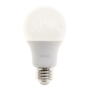 RAB A19-5-E26-830-DIM RESIDENTIAL LED LIGHT BULB, 3000K, 120V, A19 MED BASE - Picture 1 of 3
