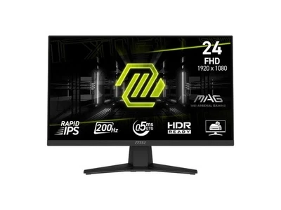 MSI MAG 244F 23.8” FHD Gaming Monitor – 200Hz, 0.5ms GtG, AMD FreeSync Premium, - Image 1 of 4