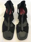 Vintage Donald J Pliner Russell And Bromley Elastic Leather Shoes Sandals, 9