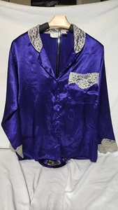 Vintage Victoria Secret lila Satin Top, Größe Large Petite - Bild 1 von 3