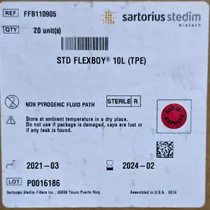 Sartorius Stedim FFB110905 STD Flexboy 10L TPE - Bild 1 von 3