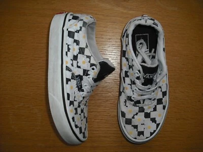 Niñas VANS DOHENY Tenis Con Cordones Cuadros Margarita LIMPIAS Talla:12C ¡ENVÍO GRATUITO! Foto 1 de 4