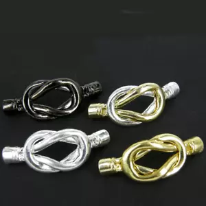 Magnetic Clasps, Thread End Tip Caps Knot Set Silver or Gold 4 Sets K4 - Picture 1 of 1
