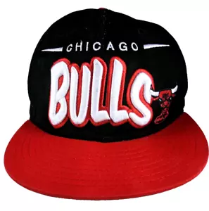 Chicago Bulls Mütze Cap Snap Back schwarz rot NBA Basketball Logo Herren Hardwood - Bild 1 von 7