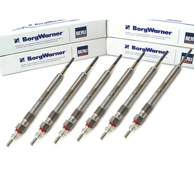 6x BERU Glühkerzen für AUDI A4 A5 A6 A7 A8 PORSCHE VW Touareg Phaeton 2.7 3.0   - Bild 1 von 2