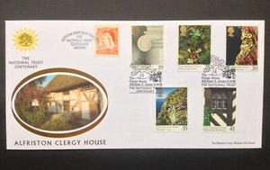 GB Benham 1995 National Trust Set en Cubierta del Primer Día, Alfriston Clergy House SHS - Imagen 1 de 2