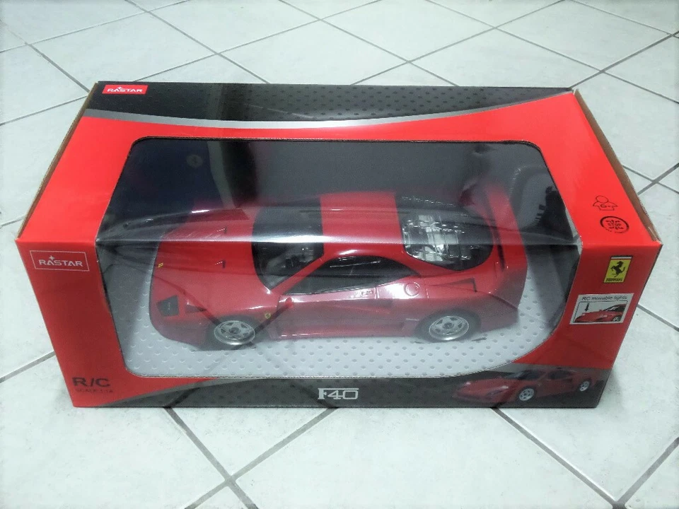 FERRARI F-40 MODELLO RADiOCOMANDATO ELETTRiCO RC RASTAR 1/14 (NO 1/10 1/8 TAMiYA - Immagine 1 di 1