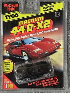 NEW - Tyco Magnum 440-X2 Dodge Viper Black/Black HO Scale Slot Car - MOC - Picture 1 of 1