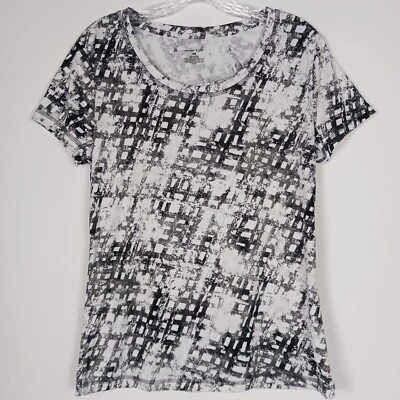 Exertek Womens Size M Performance Tee Pullover Short Sleeve Stretch Workout Tee  - Image 1 of 3