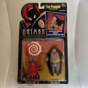 Kenner Batman 1992 La serie animada El pingüino figura tarjeta canadiense rara - Imagen 1 de 6