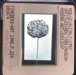Yves Klein “Untitled ” Nouveau Realisme French American Art 35mm Slide - Picture 1 of 3