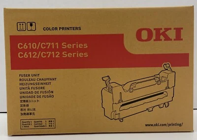 New OEM - Okidata OKI Fuser 120V 44289101 C610 C612 C711 C712 ES7412 60K - Image 1 of 4