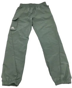 adidas Boys Cargo Pants, Silver Green, M(10-12) - Picture 1 of 3