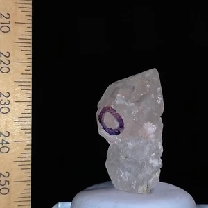 Enhydro Quartz Sceptre w/ moving bubble natural crystal point Watch Video 55.5ct - Foto 1 di 7