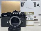 Nikon Fm3A Single-Lens Reflex Film Camera Black Body With Original Box
