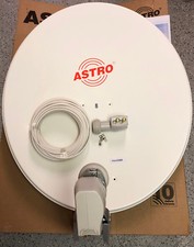 digitale Satellitenanlage,78cm,Twin-LNB(2Teilnehmer)neu, 25m