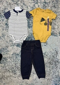 Carters 3 Piece Set Baby Boy Toddler 24 Months - Picture 1 of 6