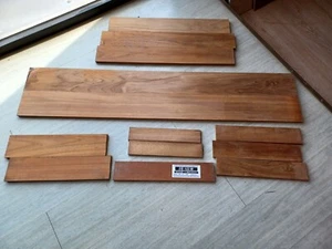 STOCK PARQUET TEACK MASCHIATO / mq. da 40 a 75 cm. x 1,5 di spessore SOLO RITIRO - Foto 1 di 2