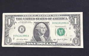 April 10th 1986 Birthday / Anniversary Note B 04101986 A 2021 One Dollar Note - Picture 1 of 2