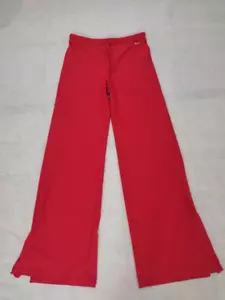 Nike originale del 2005 donna fitness yoga pantaloni a zampa vintage retrò 38/40 M rosso - Foto 1 di 4
