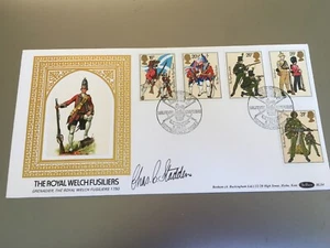 GB BRIEFMARKEN COVER SIGNIERT CHAS STADDEN - Bild 1 von 1