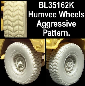 Blast Models 35162 1/35 Humvee Wheels Aggressive Pattern - Picture 1 of 1