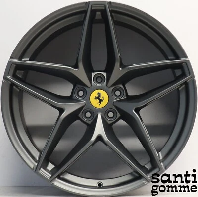 4 Rims Ferrari 488 Pista Spider Open 20" Original Anthracite 791701 791704 - Image 1 of 4