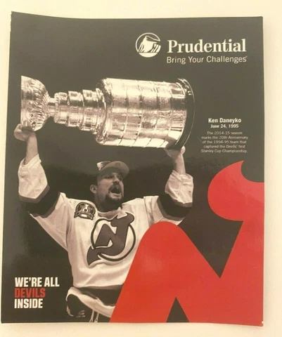 NJ New Jersey Devils Ken Daneyko 1995 Stanley Cup Champions Magnet Cover