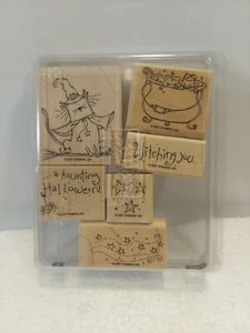 Stampin Up! Sei francobolli Haunting Halloween 2007 - Foto 1 di 7