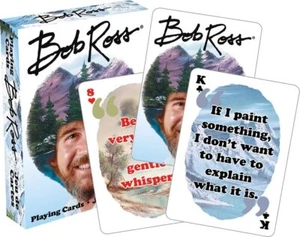 AQUARIUS Bob Ross Playing Cards - Bob Ross Quotes Deck of Cards - Picture 1 of 1